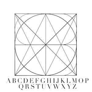 Custom Geometric Name Logo: Modern Line Art (Digital Image) image 2