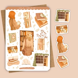 Cottagecore Bookshop Stickers | Small Town Bookshop