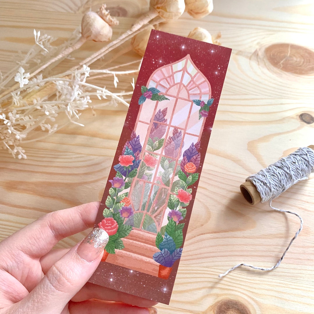 Greenhouse Window Bookmark: Bordeaux Stationery Gift - Etsy