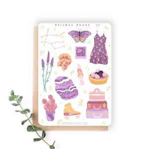 Sticker Bogen „Zwillinge“ 157 | Bullet Journal, Scrapbook, Planer, Dekoration, Sternzeichen