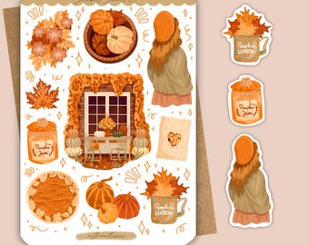 Autumn Planner Stickers | Autumn Glow Sticker Sheet
