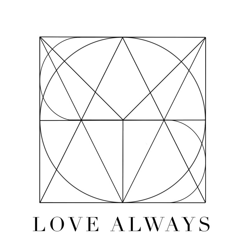 Custom Geometric Name Logo: Modern Line Art (Digital Image) image 3