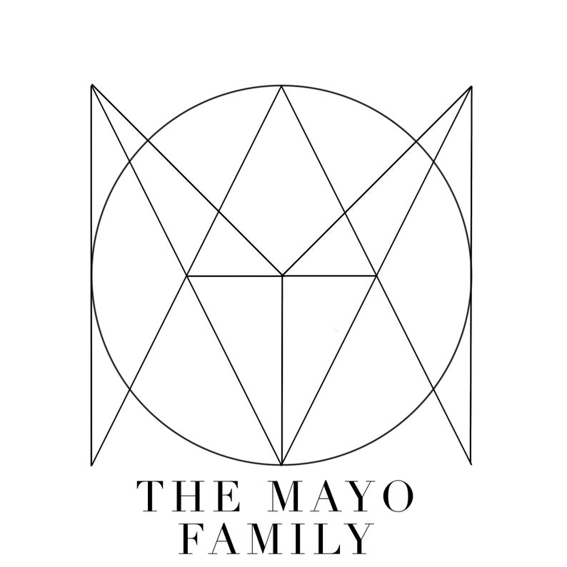 Custom Geometric Name Logo: Modern Line Art (Digital Image) image 6