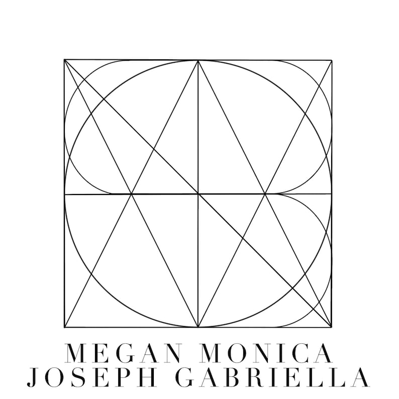 Custom Geometric Name Logo: Modern Line Art (Digital Image) image 10