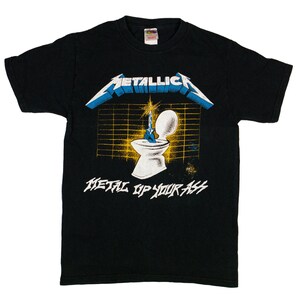 Metallica t shirt etsy cheap