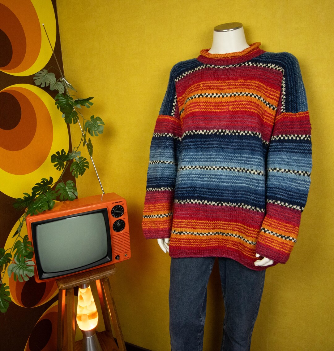 Ameri VINTAGE - 【新品】AMERI SWELL STRIPE KNIT 525 America Kimberly: Stripe Open Stitch Polo Sweater