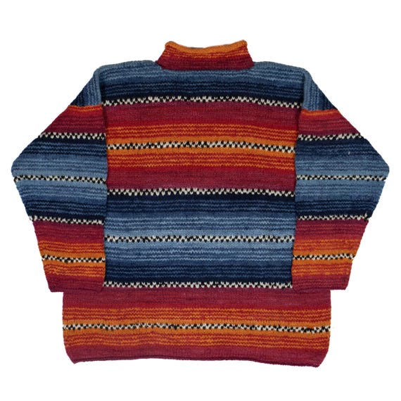 Ameri VINTAGE - aitr AmeriKNIT ON KNIT Vintage American Eagle Knitted Sweater / Made in USA / 90s