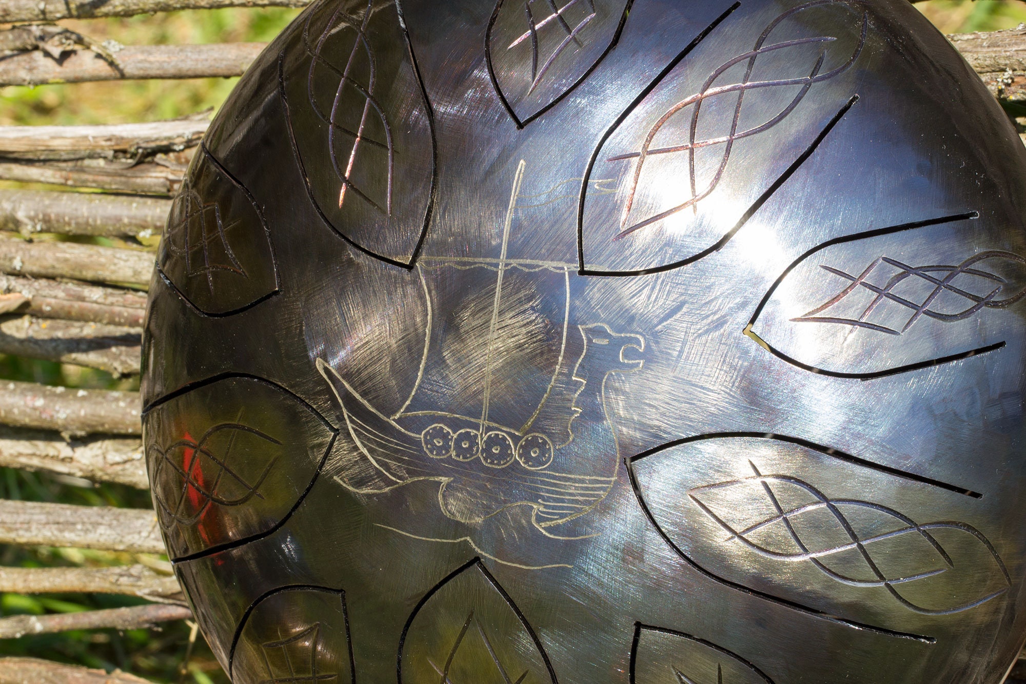 9 Steel Tongue Drum DRAKKAR 10 Notes glukofon Tank Etsy