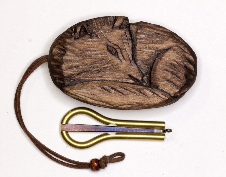 Altai Jaw Harp FOX With Caseamulet jew's Harp Mouth Etsy
