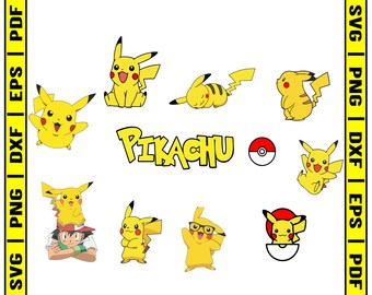 Download Pikachu svg | Etsy
