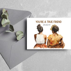 JW Freundschaftskarte - Printable - 5 "x 7""