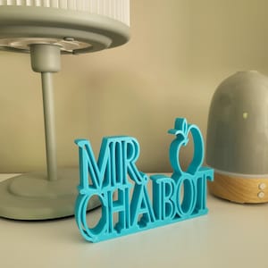Personalized 3D Printed Desk Name Plates – Perfect for Teachers & Kids!