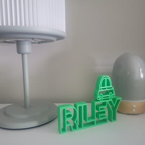 Personalized 3D Printed Desk Name Plates – Perfect for Teachers & Kids!