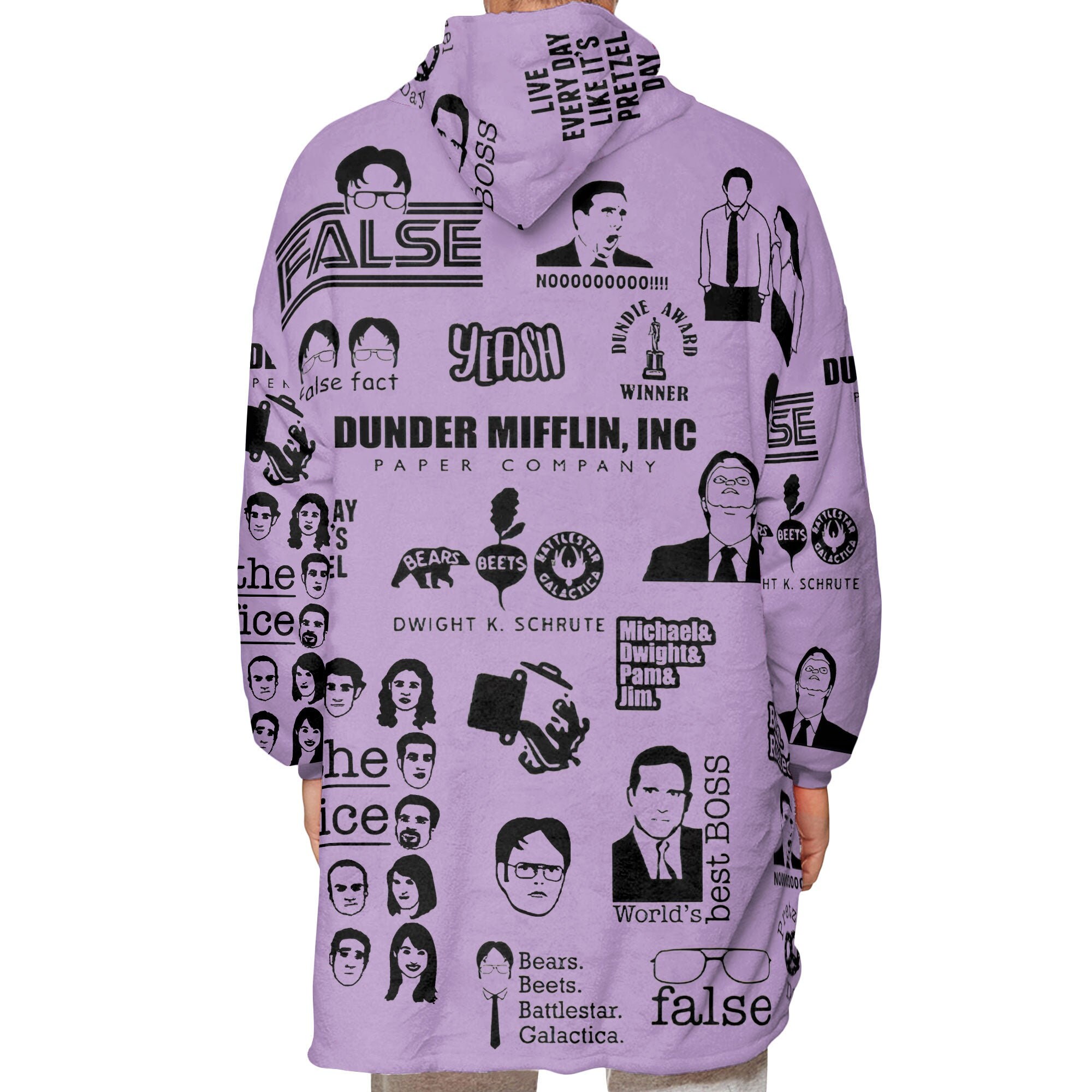 The Office Blanket Hoodie sold by Ilocano Sofia Austria SKU 94536315