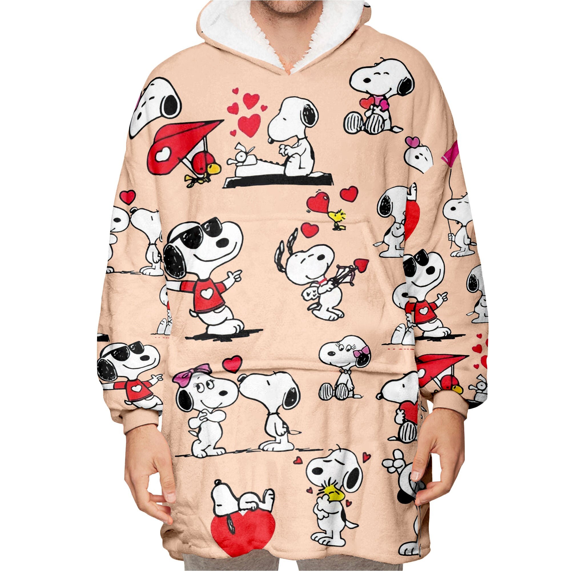 Discover Snoopys Lover Blanket Hoodie