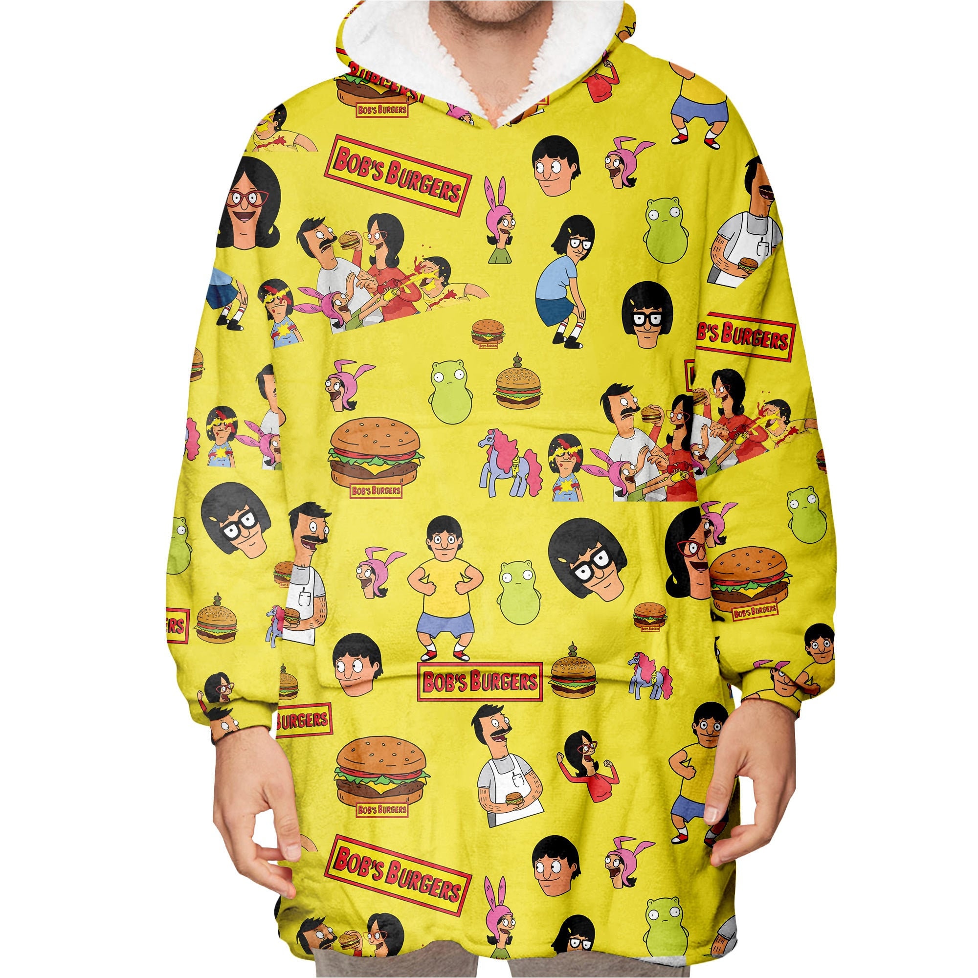 Discover Bobs Burgers Wearable Blanket Hoodie