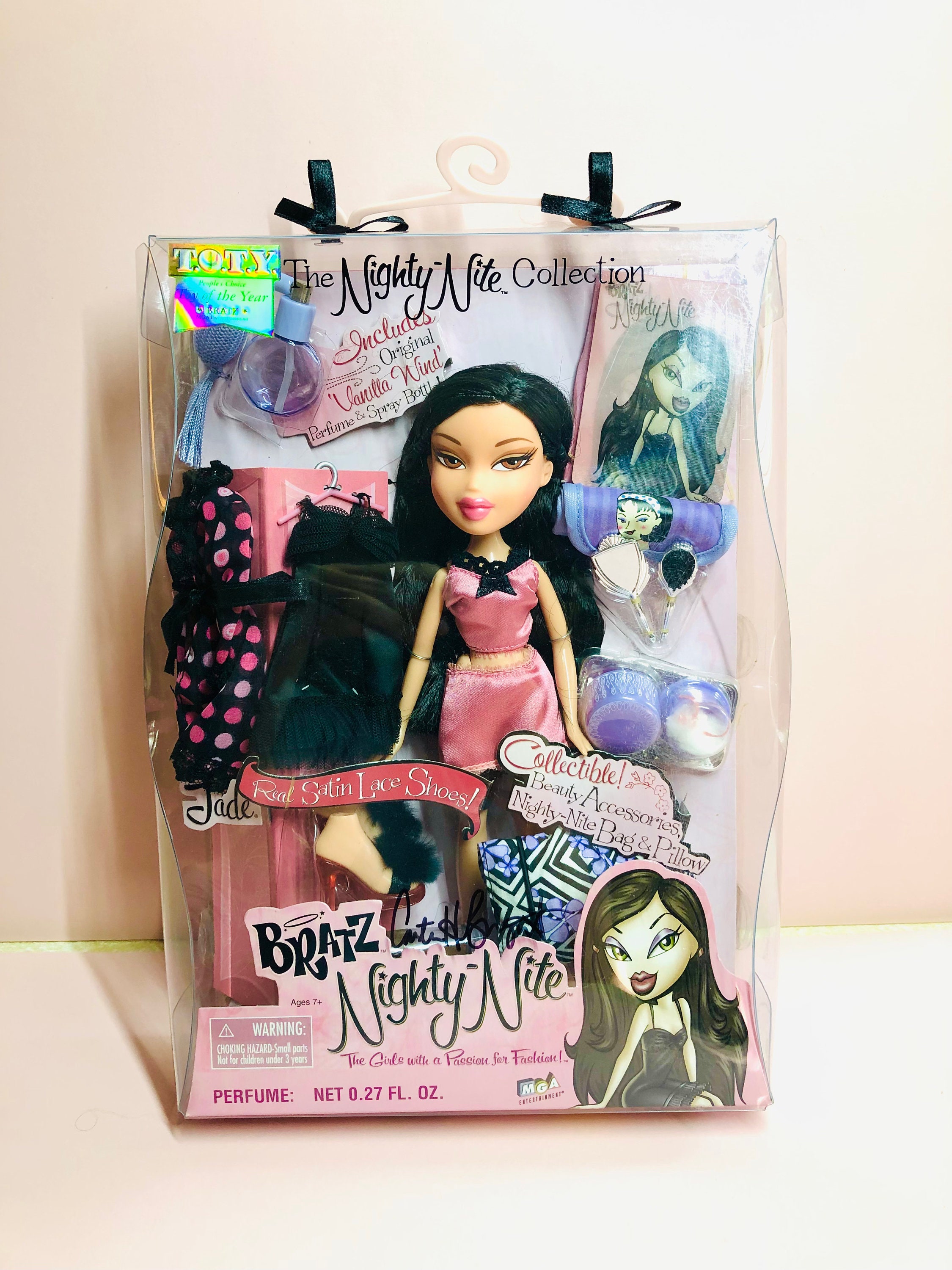 Bratz Doll Clothes Princess Roxxi White & Black Handbag Bag Purse