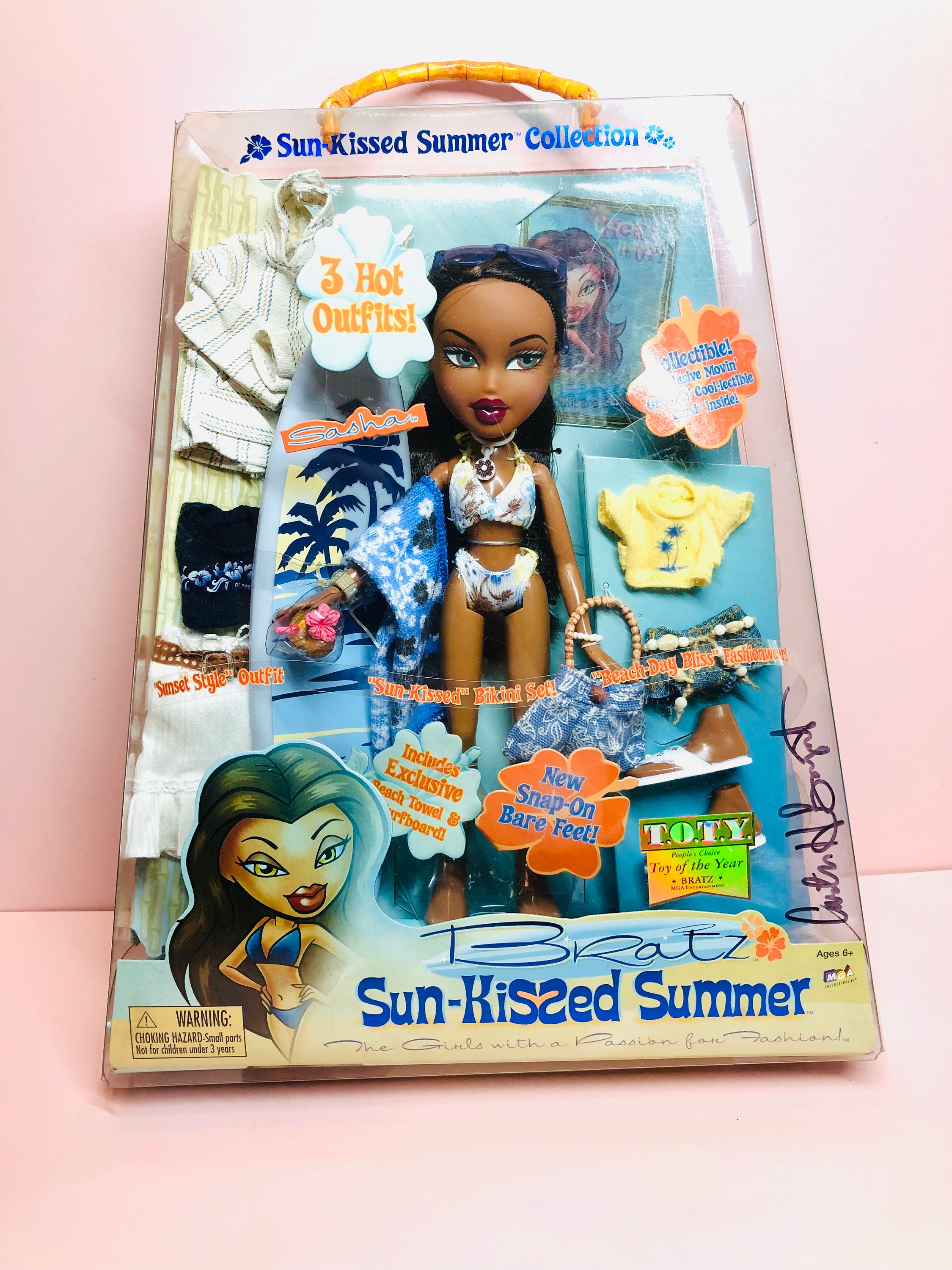 Bratz Sunkissed Summer Sasha Original 2004 Edition. Autographed by