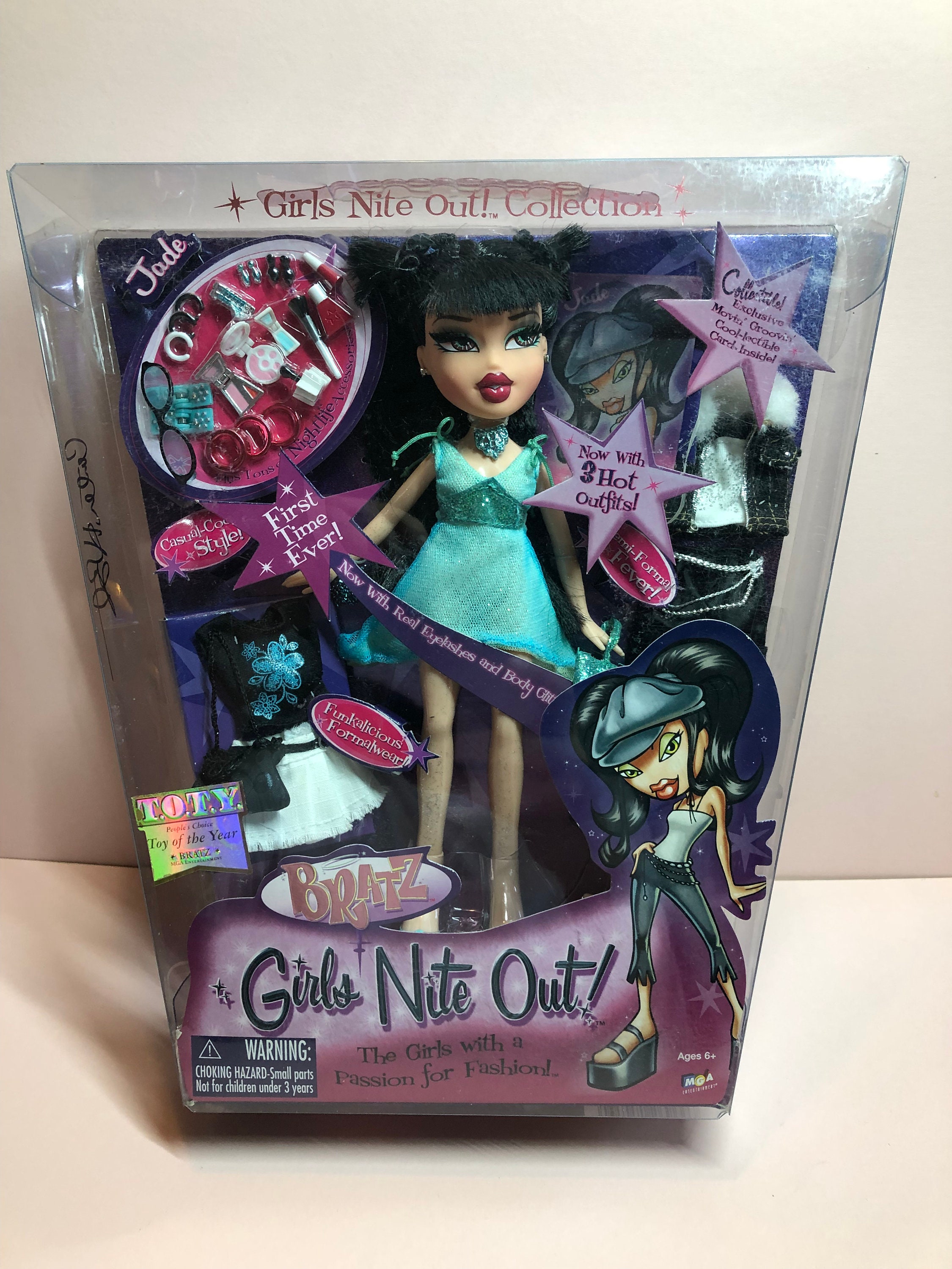 Bratz Girls Night Out Jade! Original Edition. Autographed by Bratz creator  Carter Bryant, from his personal collection.