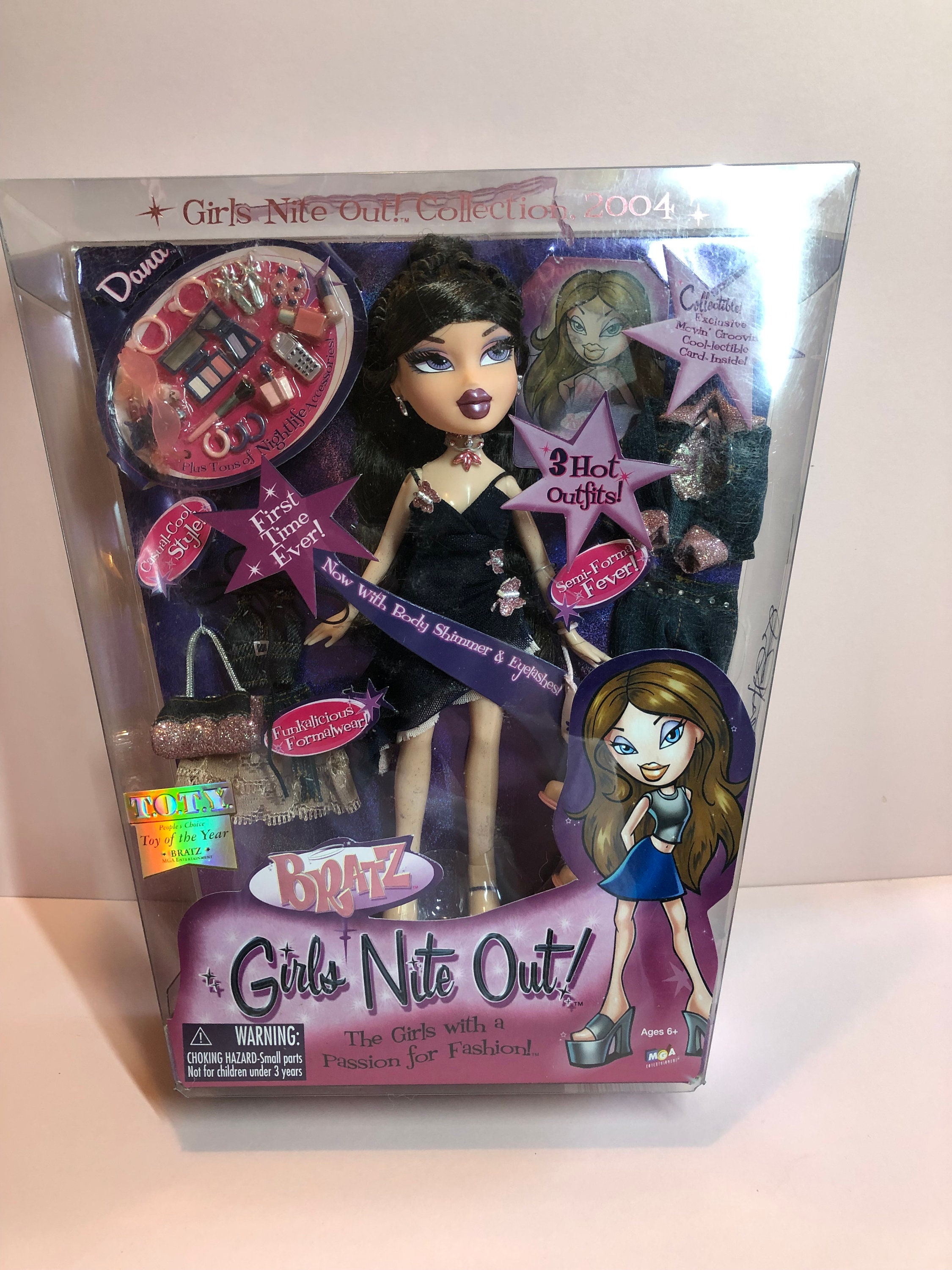 Bratz Girls Night Out Dana! Original Edition. Autographed by Bratz Creator  Carter Bryant, from his personal collection.