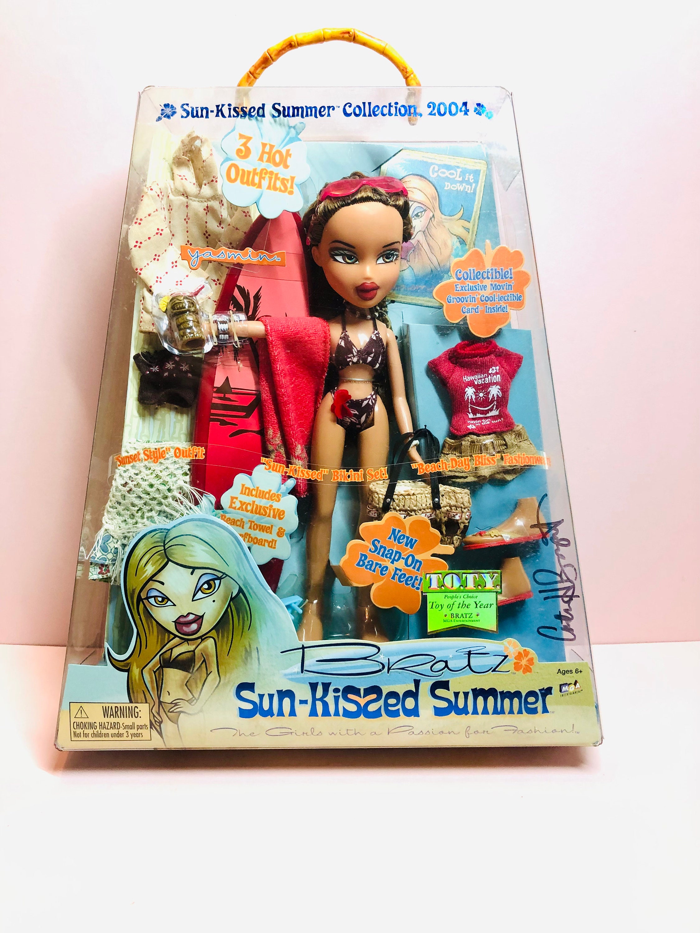 Bratz Sunkissed Summer Yasmin! Original 2004 edition. Autographed by Bratz  creator Carter Bryant, from his personal collection.