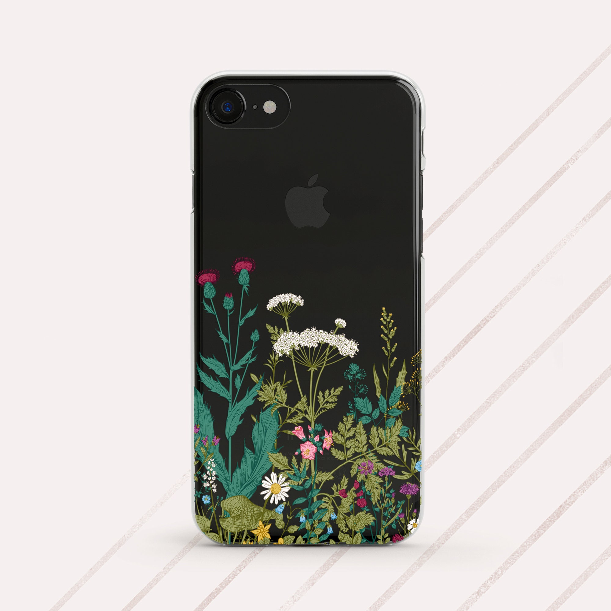 Wildflowers iPhone Xs max floral phone case iPhone XR wild Etsy