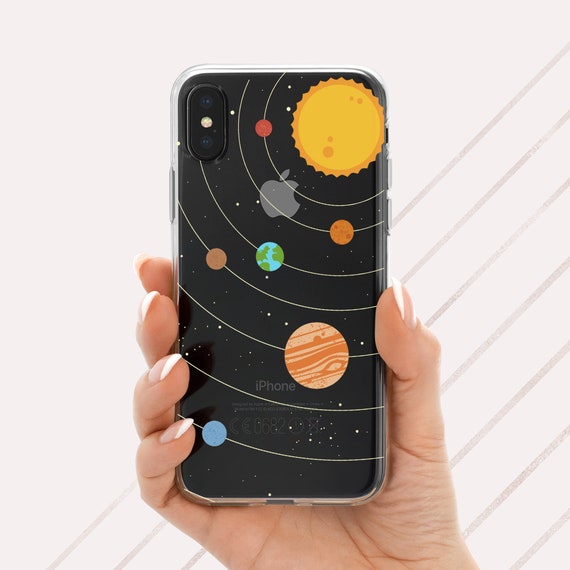 Solar System Iphone X Case Planets Iphone 8 Plus Phone Cases Space Phone Case Sun And Stars Iphone Xs Max Case Galaxy S9 Plus Clear Case S8