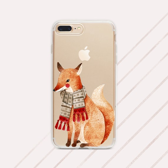 Cute Fox iPhone 11 Case Floral iPhone 11 Pro Case iPhone 11 Pro Max Case Soft Silicone Cover Peony Personalized Case Accessories RL0273