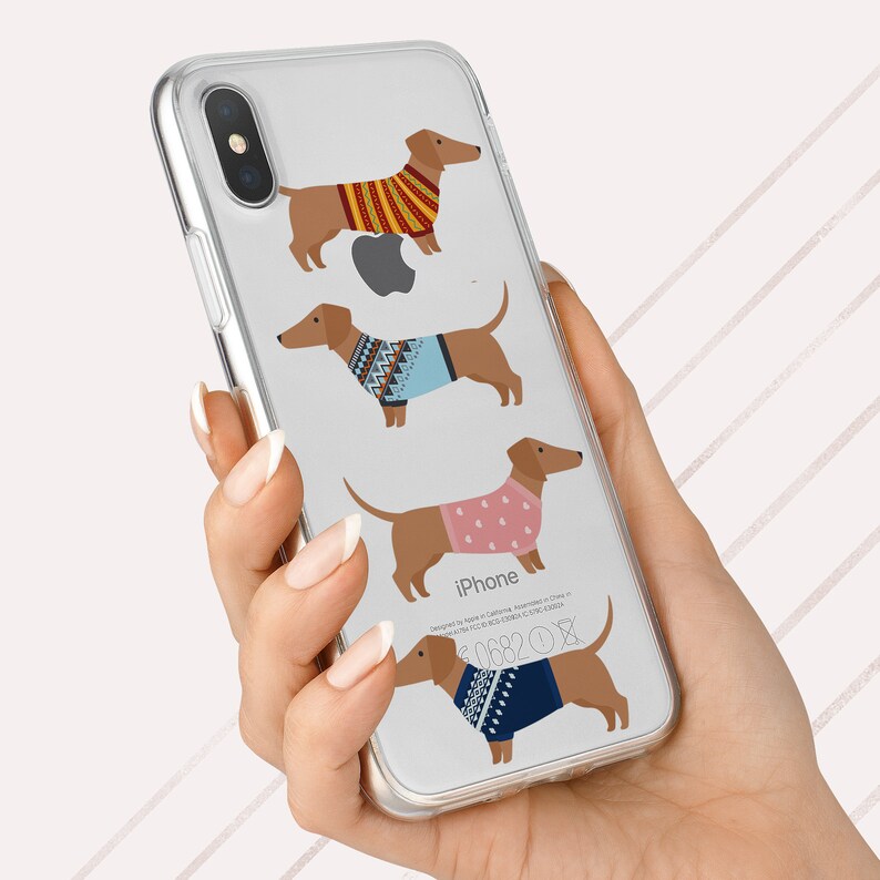 Dachshund Case Dogs iPhone 11 case Dachshund sweater iPhone 12 Etsy