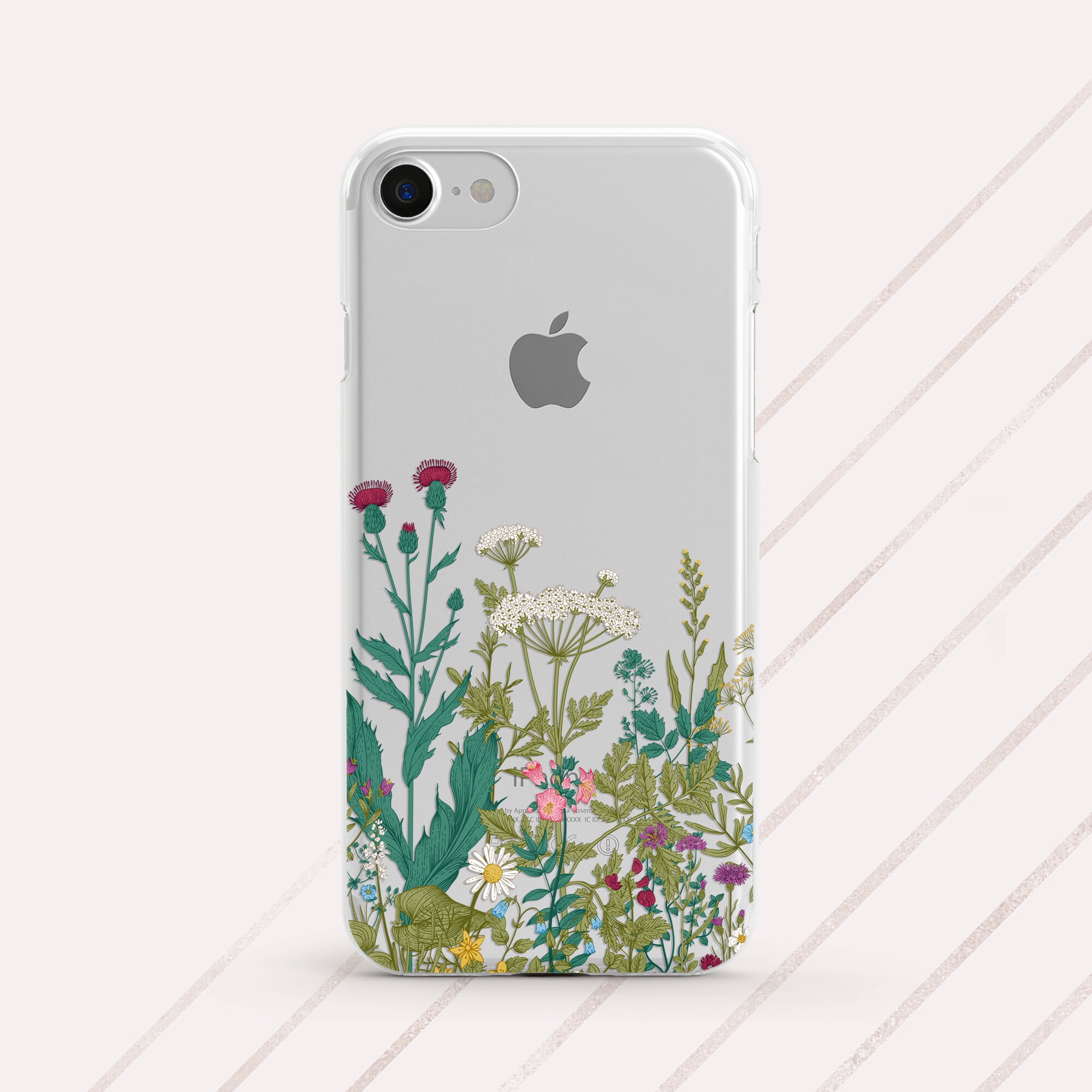 Wildflowers iPhone Xs max floral phone case iPhone XR wild Etsy