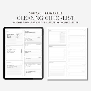 以下が含まれることがあります： 毎日、毎月、四半期ごとのスケジュールで印刷可能な清掃チェックリスト。チェックリストは、各頻度ごとにセクションに分かれており、タスクを書き込み、チェックするスペースがあります。