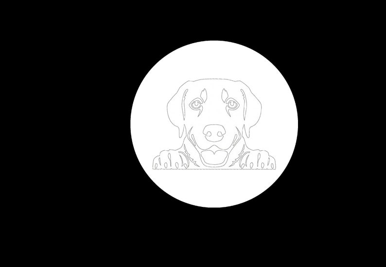 Labrador Retriever Decal Variety of choices and available in many colors
