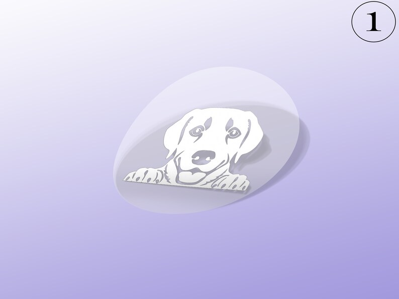 Labrador Retriever Decal Variety of choices and available in many colors