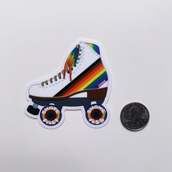 PRIDE Roller Skate Stickers LGBTQIA Skate Fast Shake Ass 