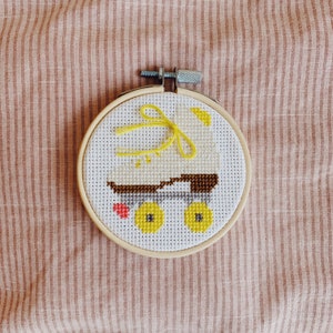 Custom Roller Skate Cross-stitch