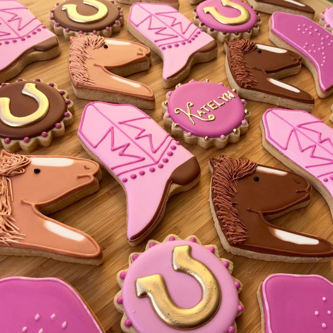 Horse Equestrian Shortbread Cookies With Royal Icing Etsy