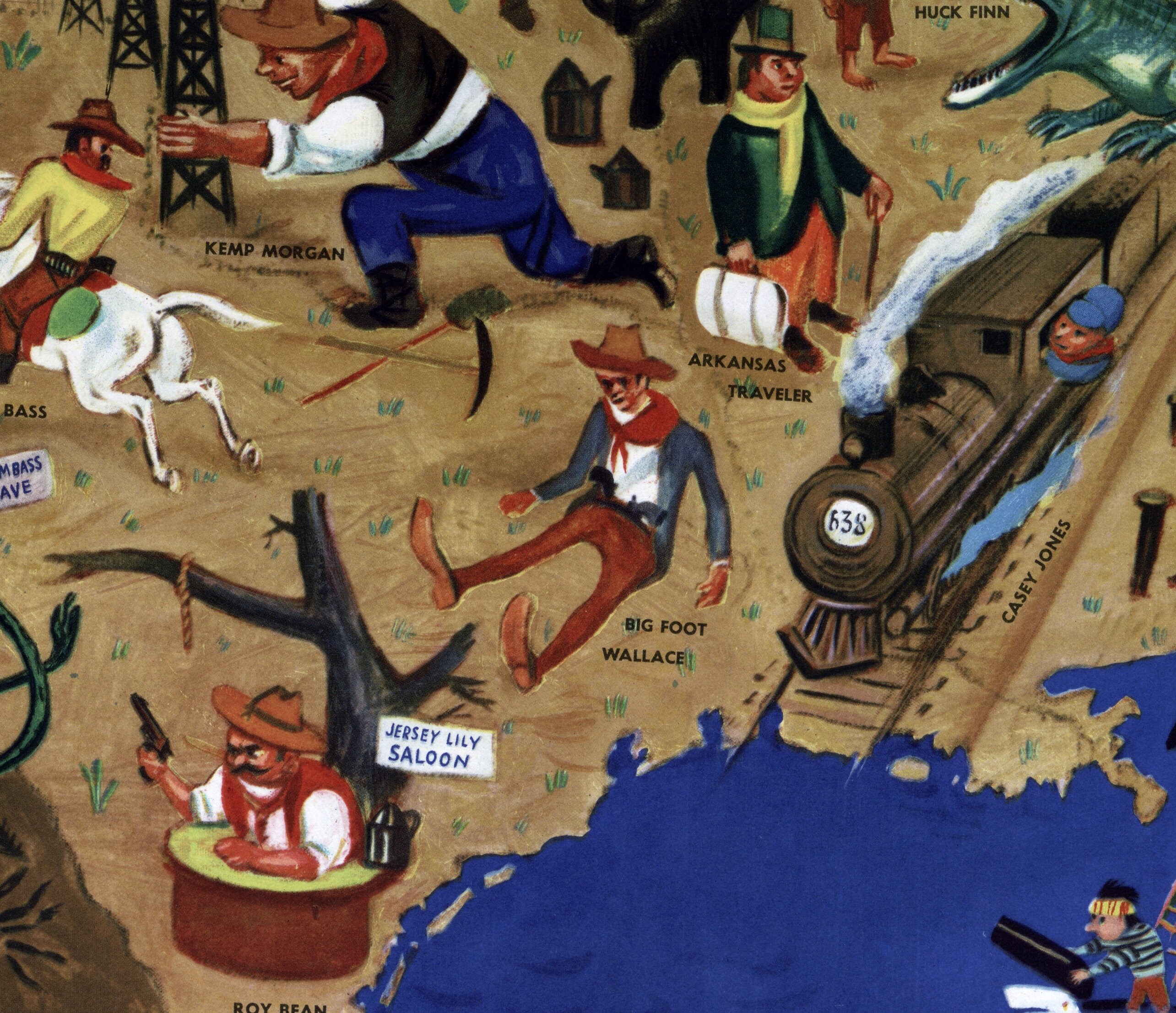 America Folklore Vintage Map William Gropper 1946 Etsy Il Fullxfull.5236454608 3izr 