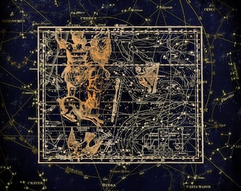Orion Constellation Greek Mythology Star Map