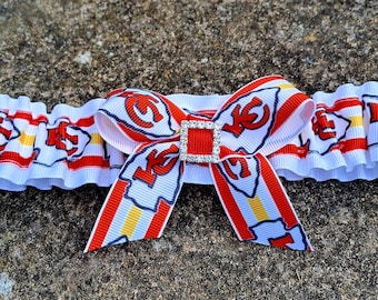 Kansas City Chiefs American football wedding garter