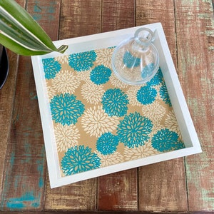 One-of-a-kind, Decorative display tray, Coffee table tray, Console table tray, Unique Holiday gift, Gift for Mom, Gift for Her, Party Gift