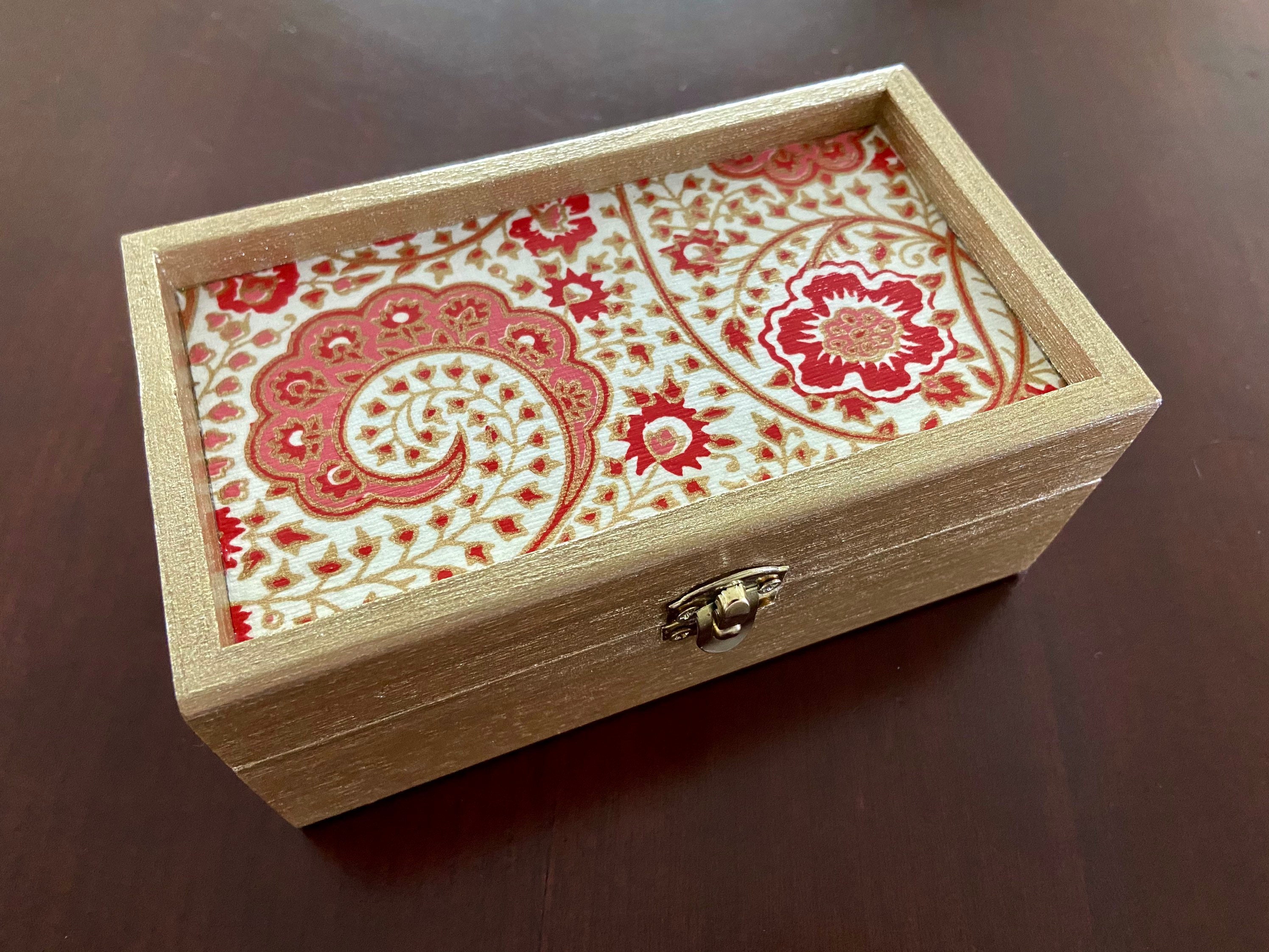 Hand Painted Jewelry Box With Hand Made Paper Top Design Etsy Il Fullxfull.3036164261 F7s8
