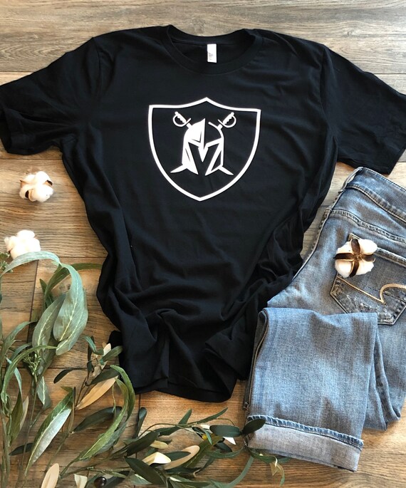 Las Vegas Raiders Knights Logo T Shirt Las Vegas Golden Etsy Las Vegas Raiders Knights Logo T Shirt Las Vegas Golden Etsy