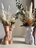 Fit Female Dried Grasses Vase | Pampas Grass Vase | Boho Home Decor | Dried Floral Vase | Gift for Lesbian | Lesbian Art 