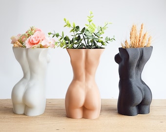 Female Body Planter, Plant Decor, Body Shaped Planter, Colorful Plant Pot, Gay Pride Planter, Indoor Lesbian Art Planter, Lesbian Gift Ideas