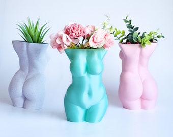Goddess Succulent Planter: Body Positive Female Figure Art
