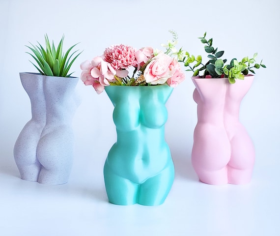 Goddess Succulent Planter: Body Positive Female Figure Art