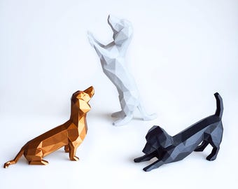 Dachshund Figurine | Wiener Dog Statue | Sausage Dog Decor | Dachshund Gift for Dog Lovers | Mini Dachshund Sculpture | Dackel Figurine