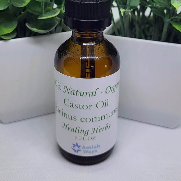 Castor Oil, Cold-pressed, Unrefined, Hexane-free