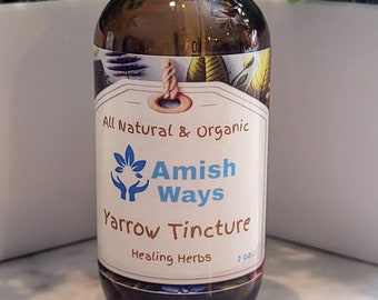 Yarrow Tincture Organic Natural Healing Herbs