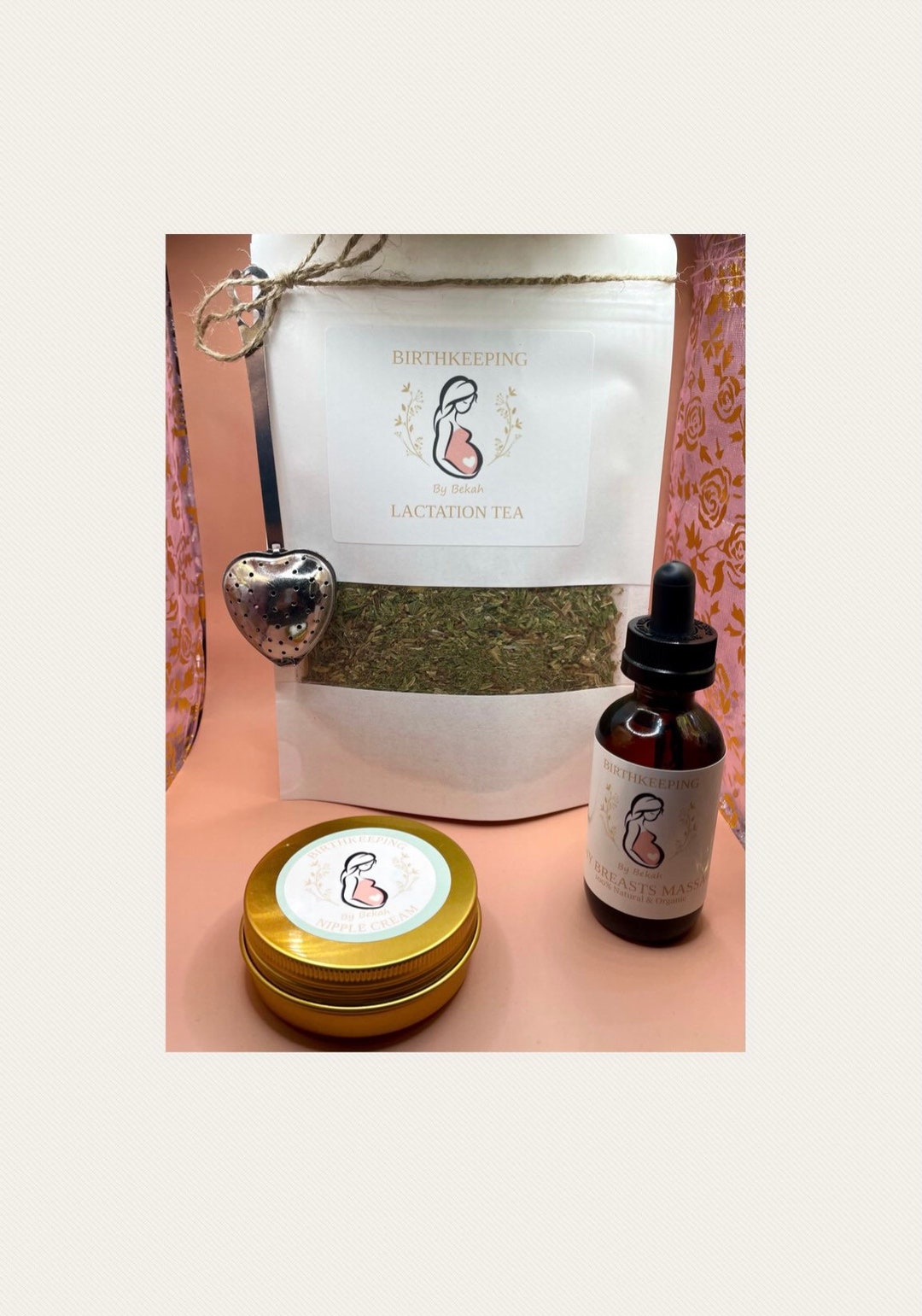 Breastfeeding Gift Set Organic Breastfeeding Bundle Milk Etsy